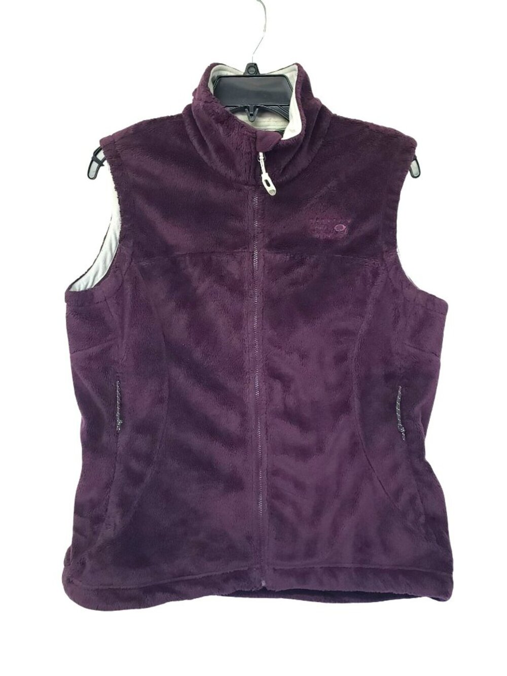 Mountain Hardwear Purple Fuzzy Fleece Full Zip Vest Layering Piece Outdoors